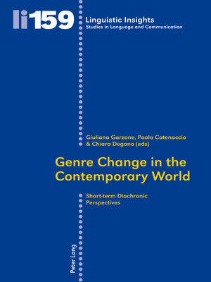 cover image of Genre Change in the Contemporary World